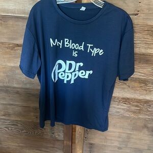 Unisex funny Dr Pepper t-shirt XL cotton new without tag
